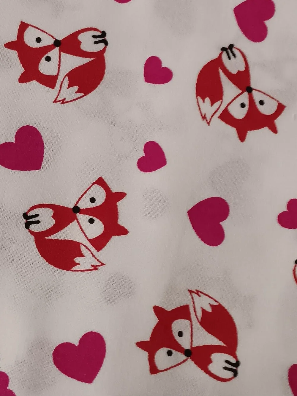 Red cotton print fabrics 7 1/2 yards (approx.)